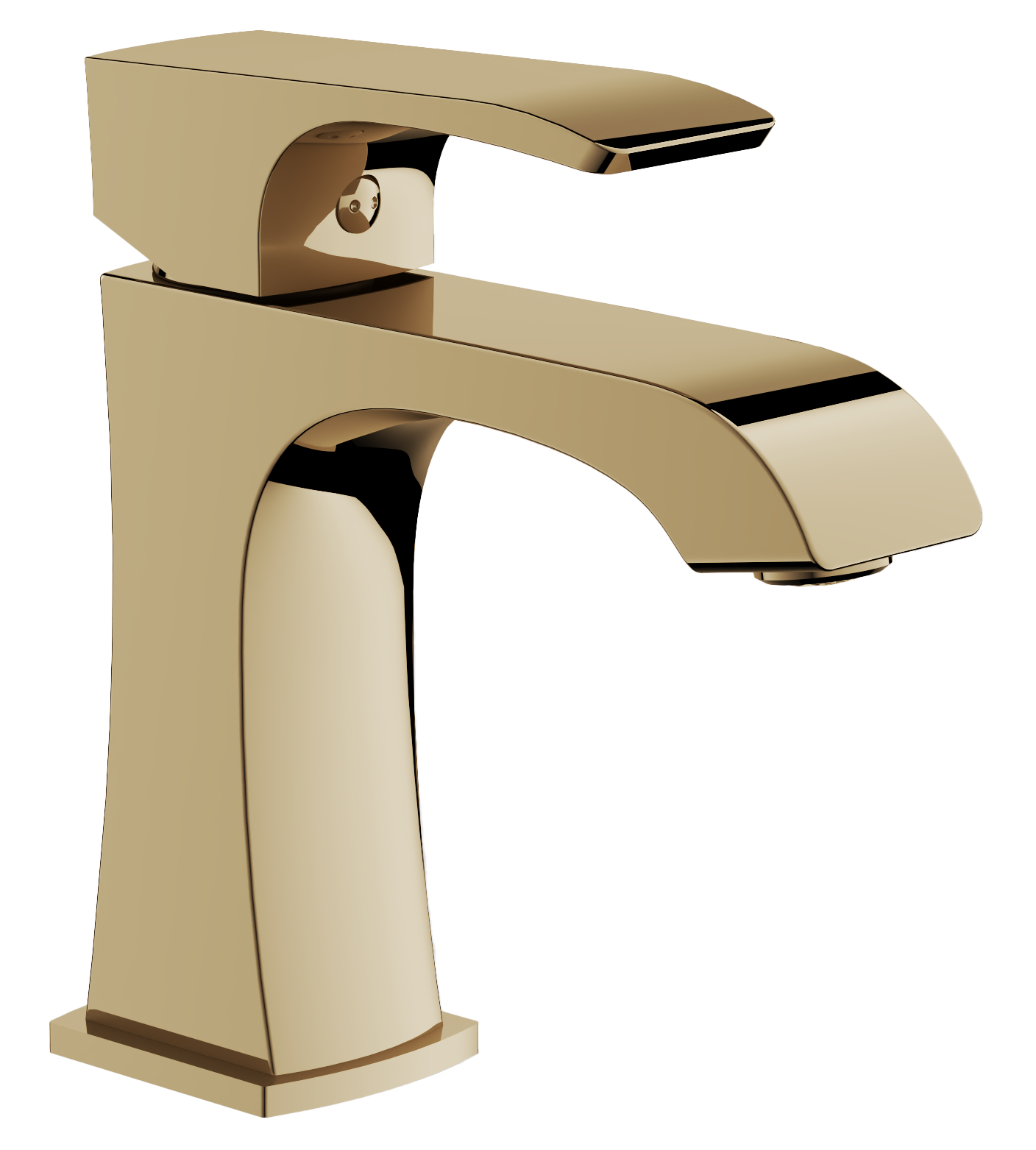 Смеситель для раковины, золото, B10507-5