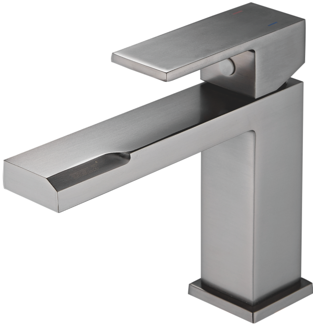 Смеситель для раковины, оружейная сталь, B10613-3