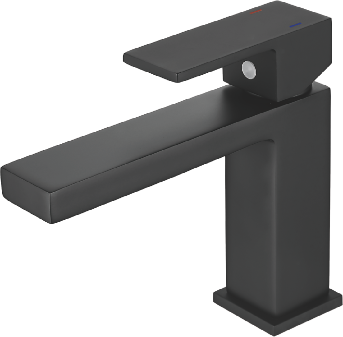 Смеситель для раковины, черный, B10672-7