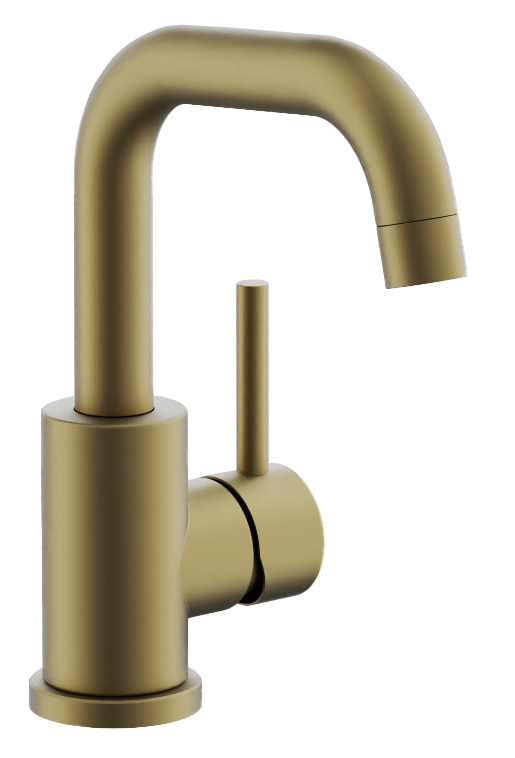 Смеситель для раковины, брашированное золото, B10810-5