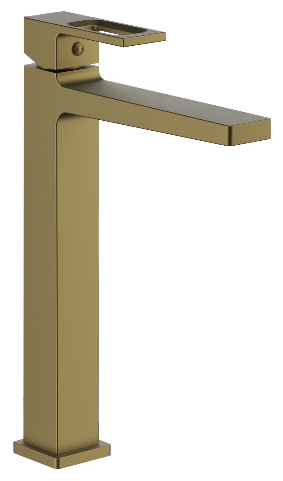 Смеситель для раковины-чаши, высокий, брашированное золото, B11658-5