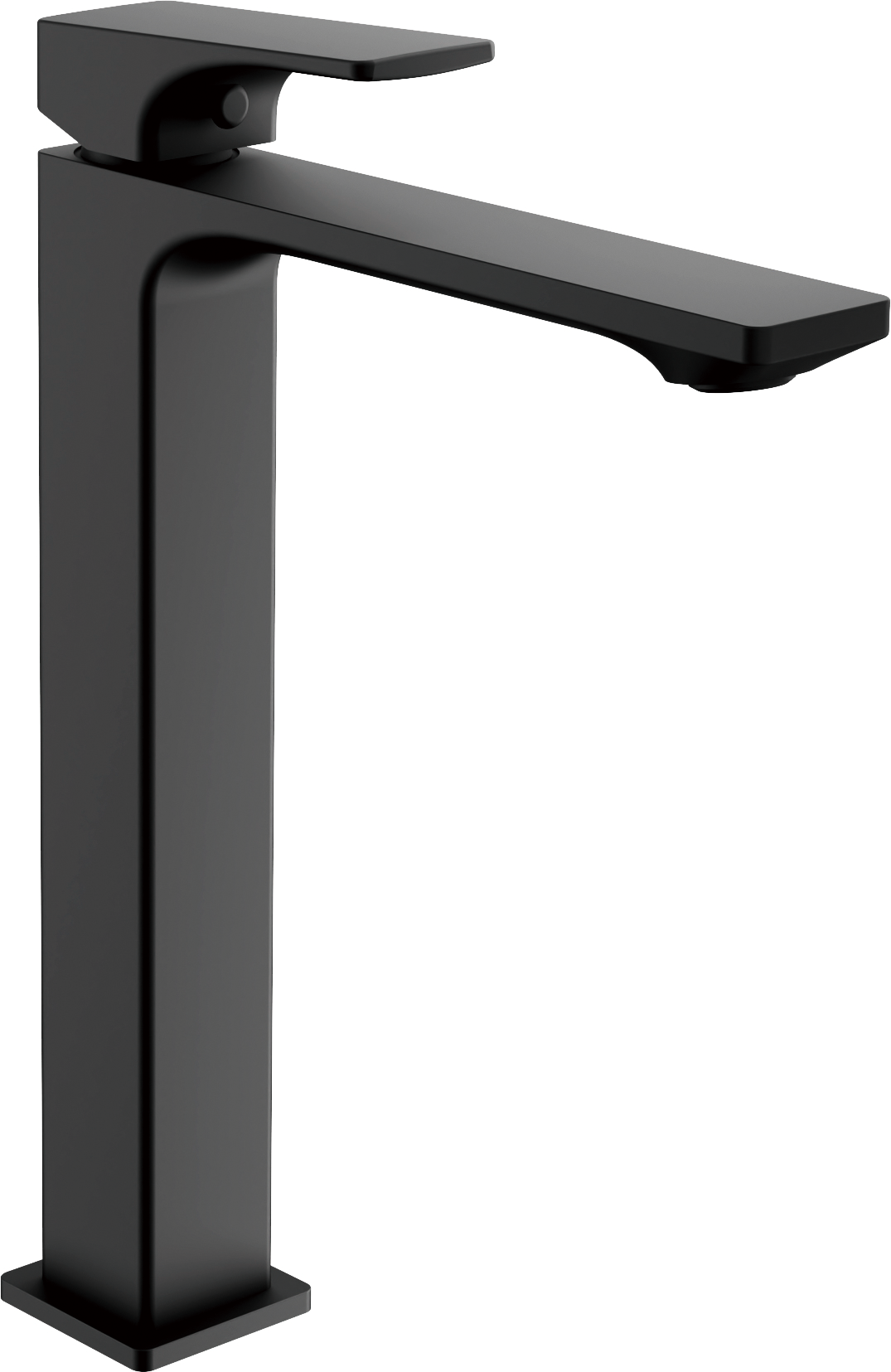 Смеситель для раковины-чаши, высокий, черный, латунь, B11709-7