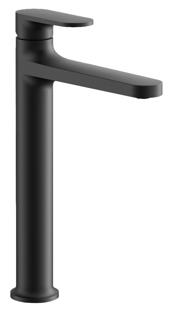 Смеситель для раковины-чаши, высокий, черный, B11713-7