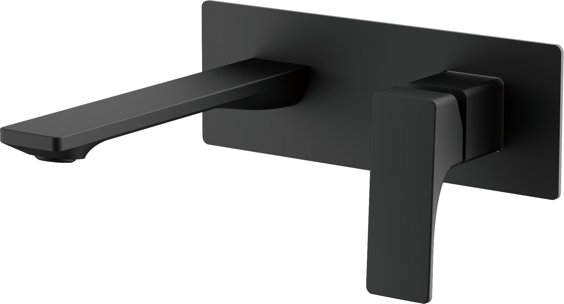 Смеситель для раковины, настенный, черный, латунь, B14709-7