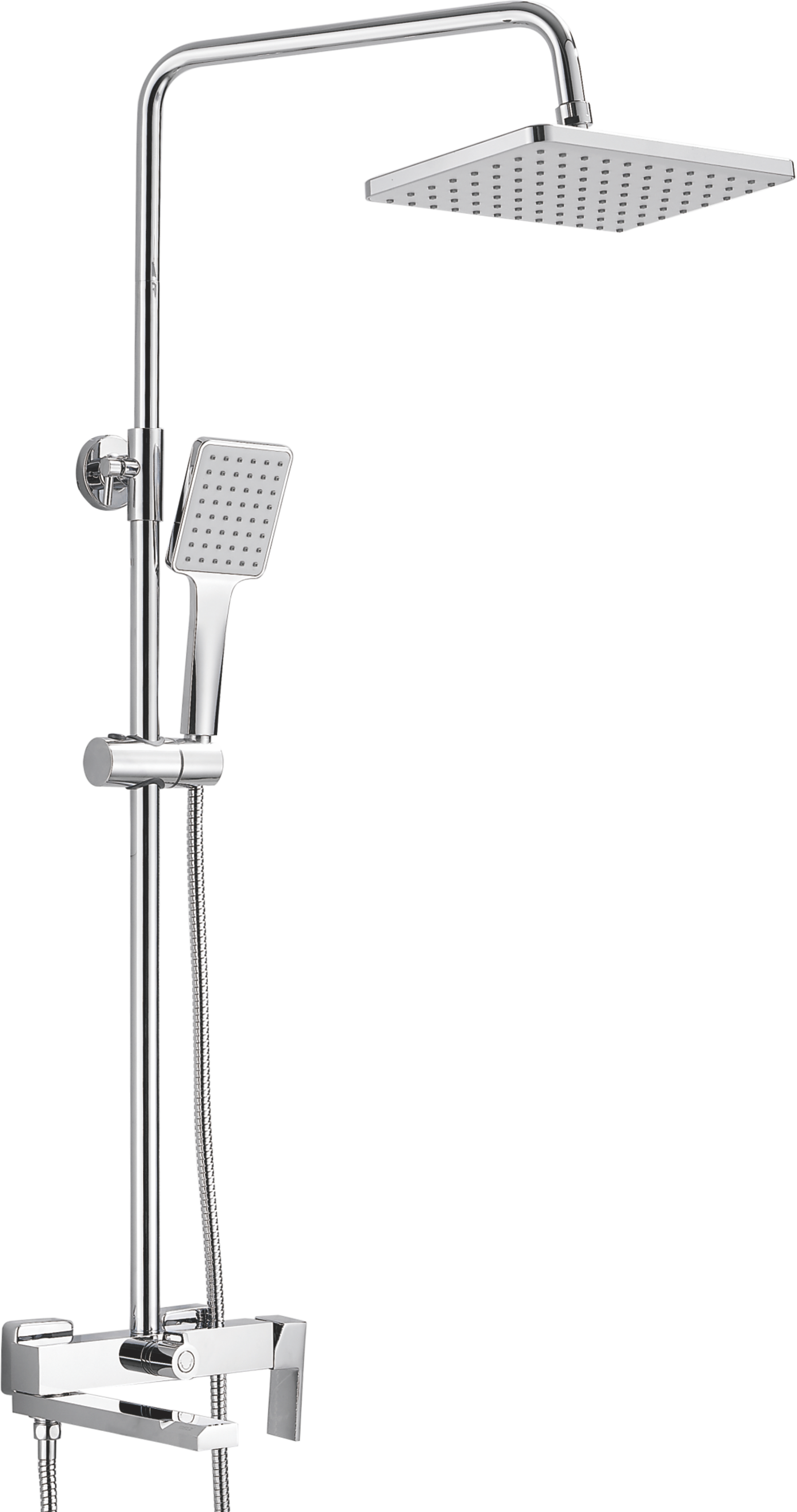 Душевая система, излив-переключатель, хром, B24613