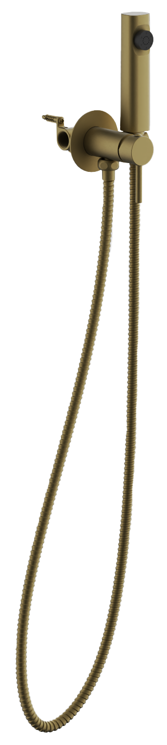 Смеситель гигиенический, с гигиенической лейкой, брашированное золото, B55804-5