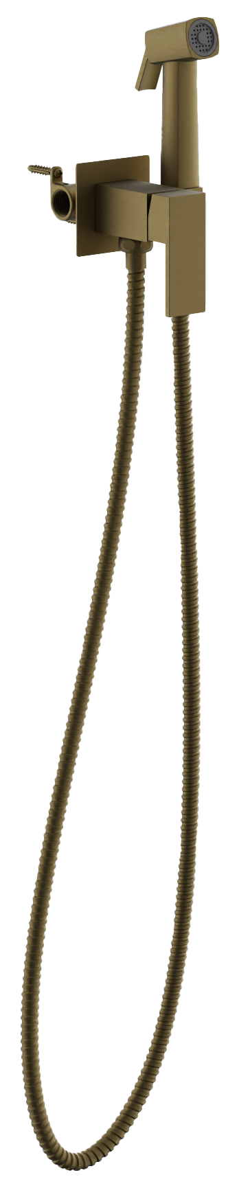 Смеситель гигиенический, с гигиенической лейкой, брашированное золото, B55805-5