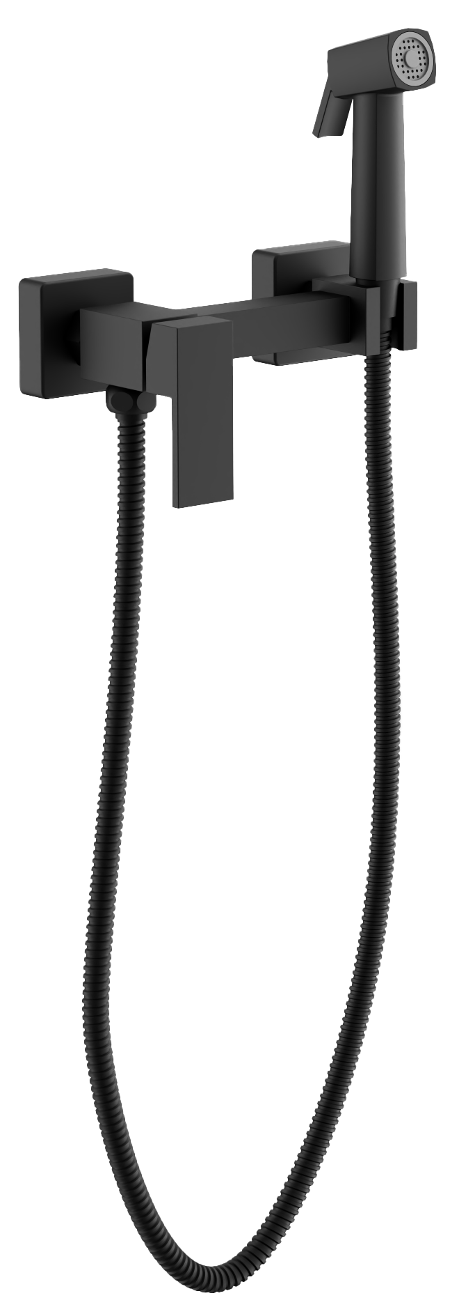 Смеситель гигиенический, с гигиенической лейкой, черный, B55806-7