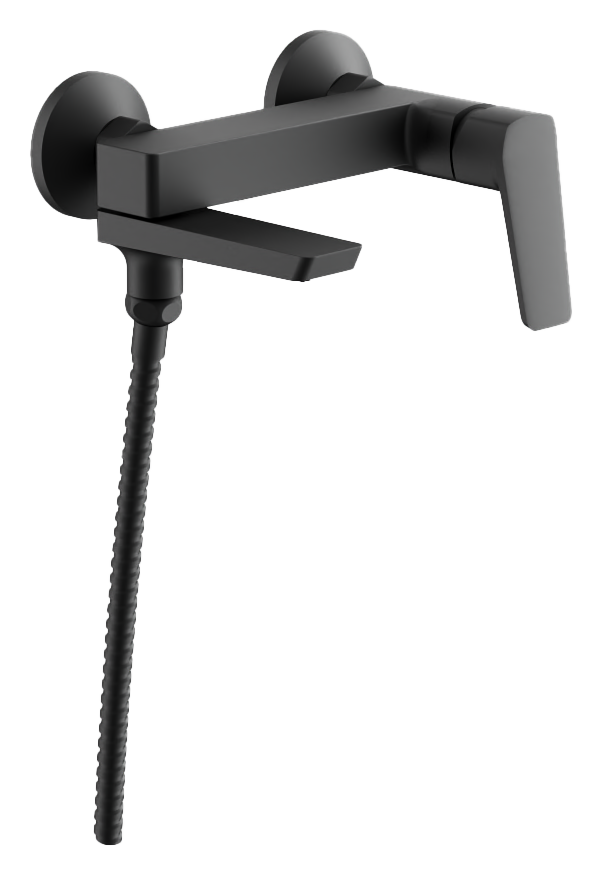 Смеситель для ванны, короткий излив, черный, B60715-7