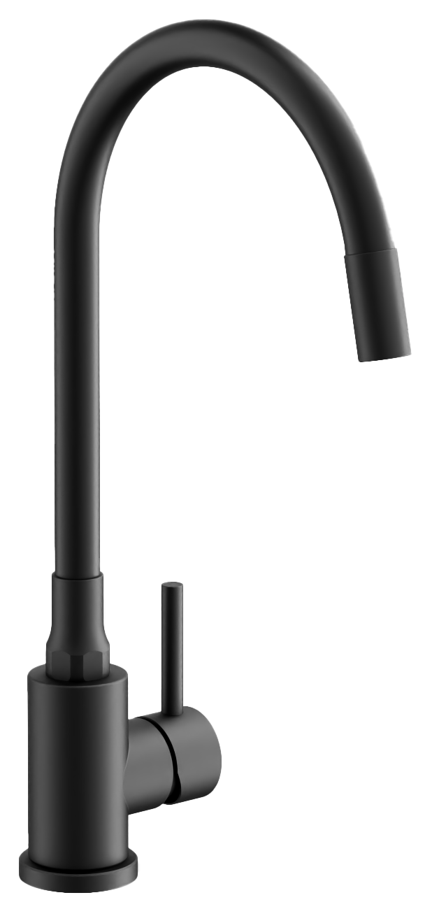 Смеситель для кухни, гибкий излив, черный, B73810-7