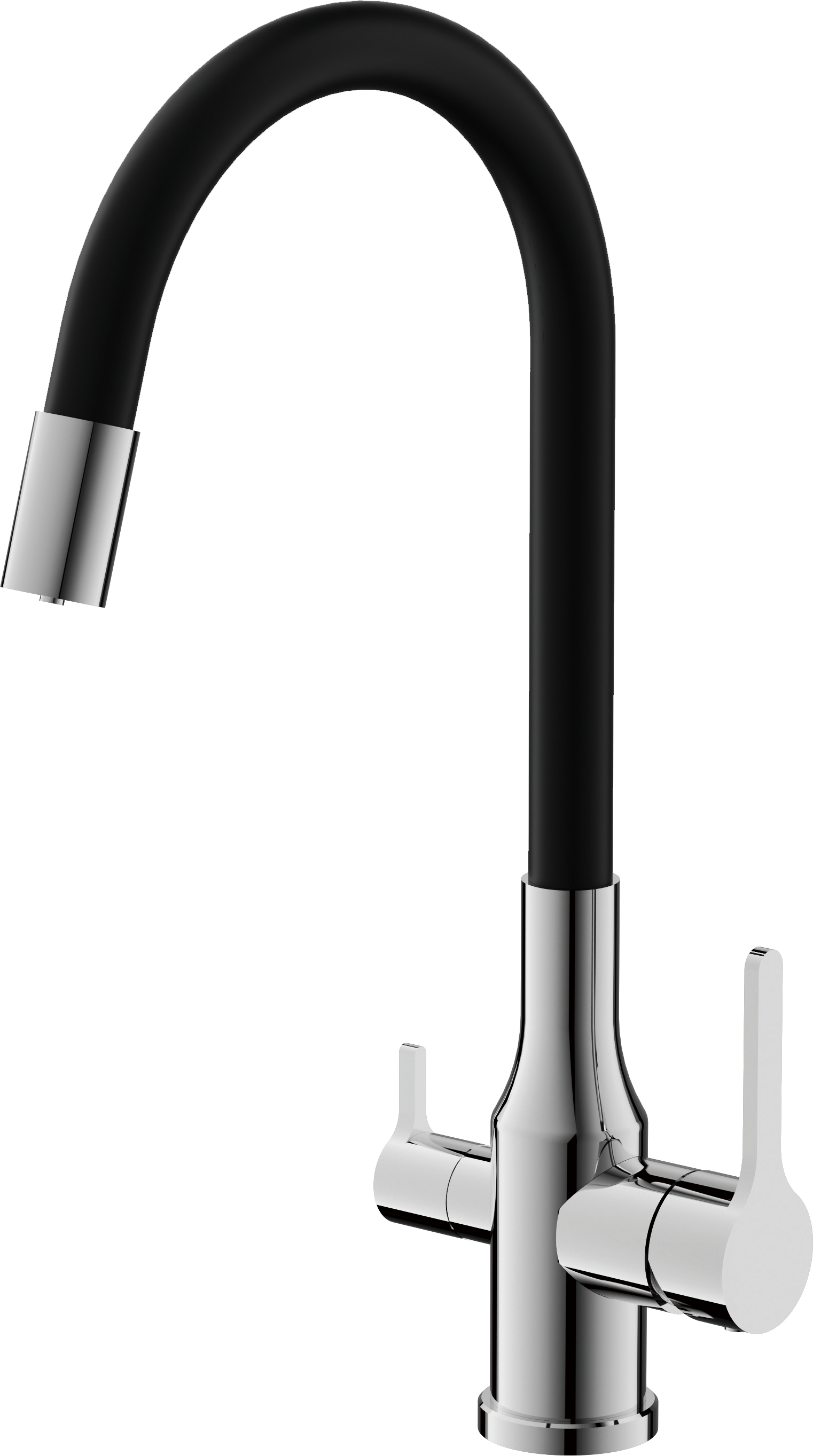 Смеситель для кухни, с подключением фильтра, хром, B76814