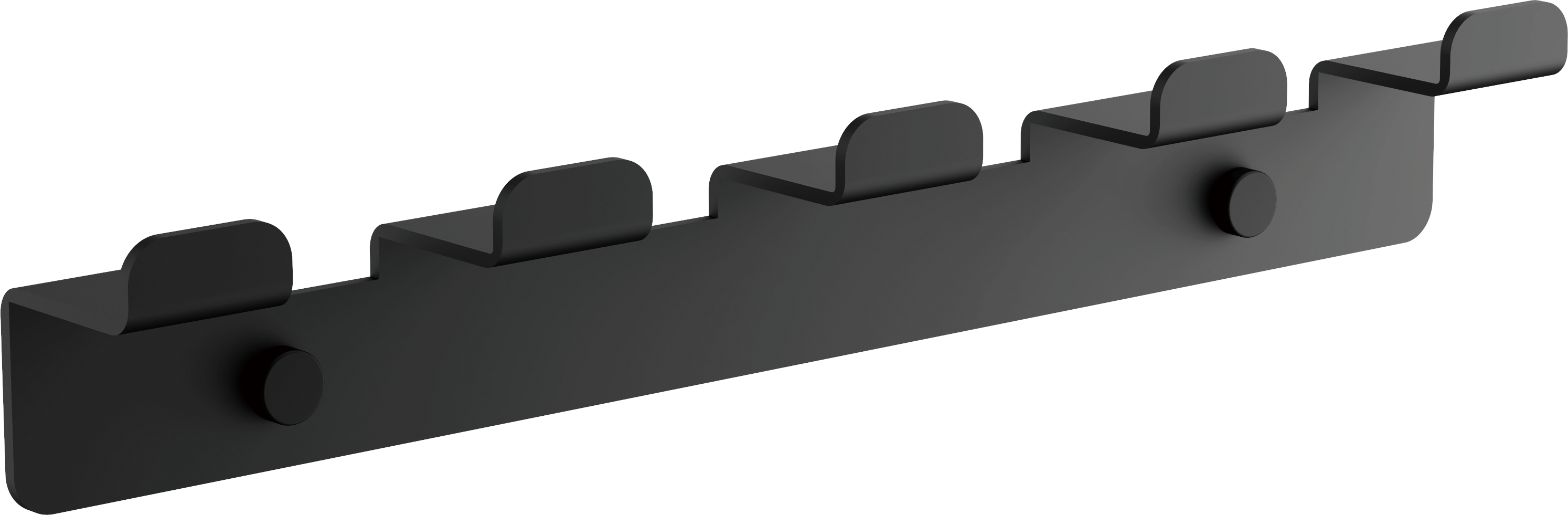 Планка с крючками, (5), черный, B9005-7