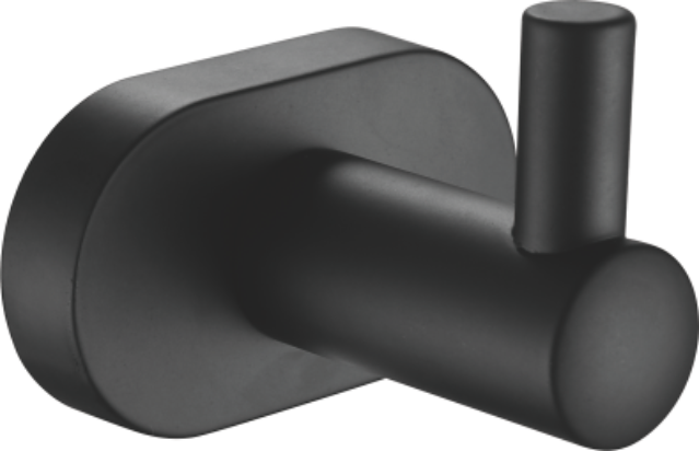 Крючок, одинарный, черный, B90105-1