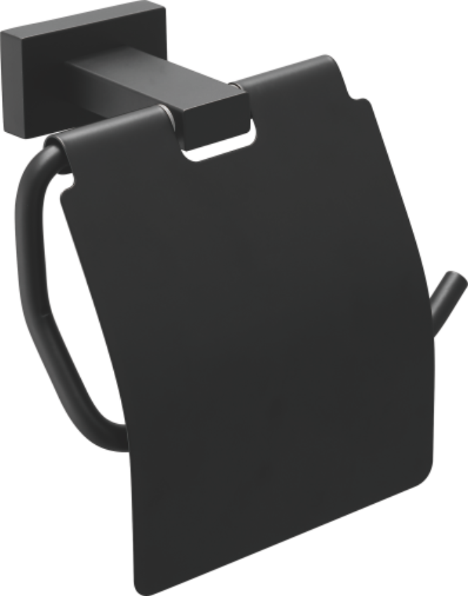 Держатель для туалетной бумаги, черный, B90303