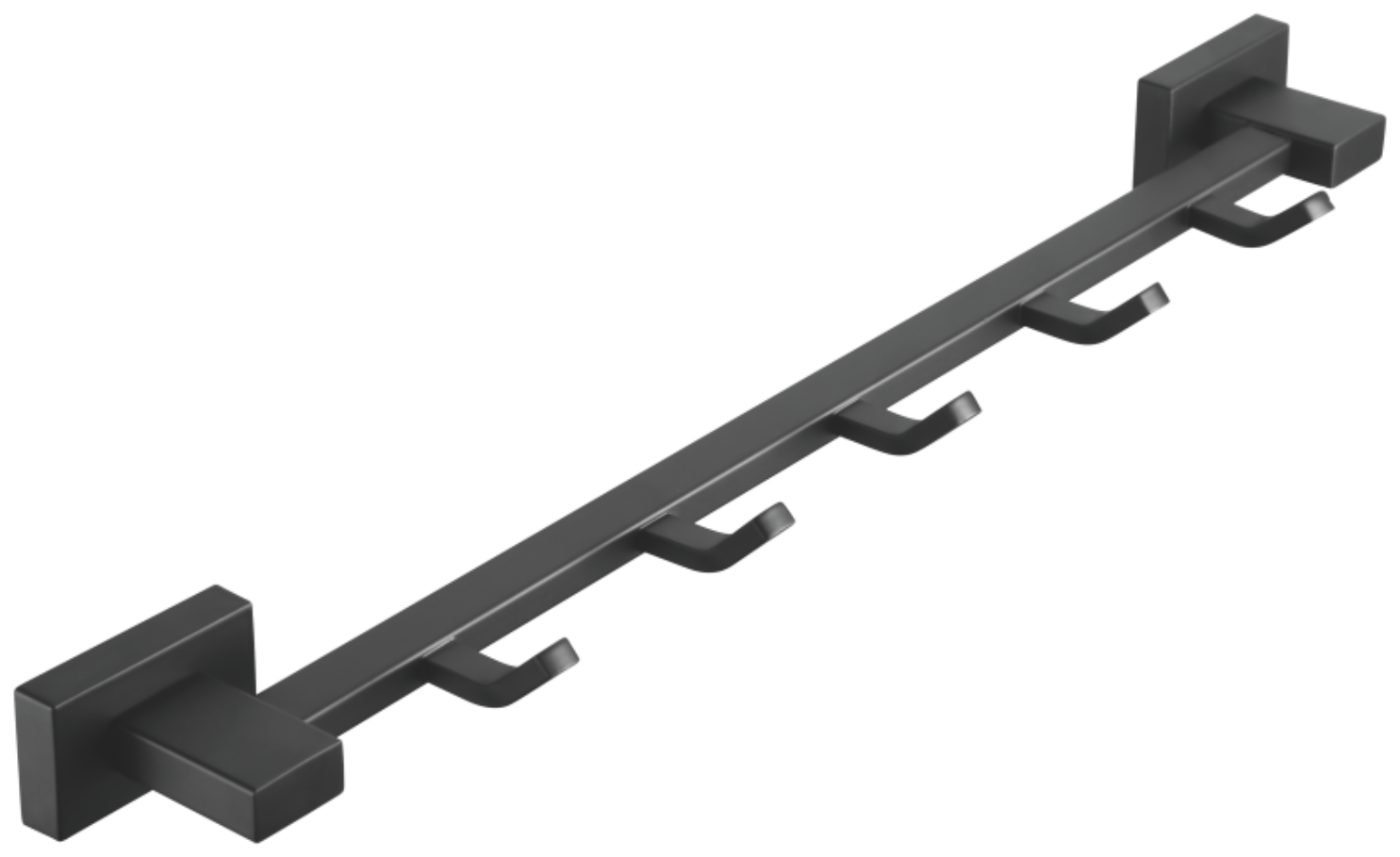 Планка с крючками, (5), черный, B90315-5