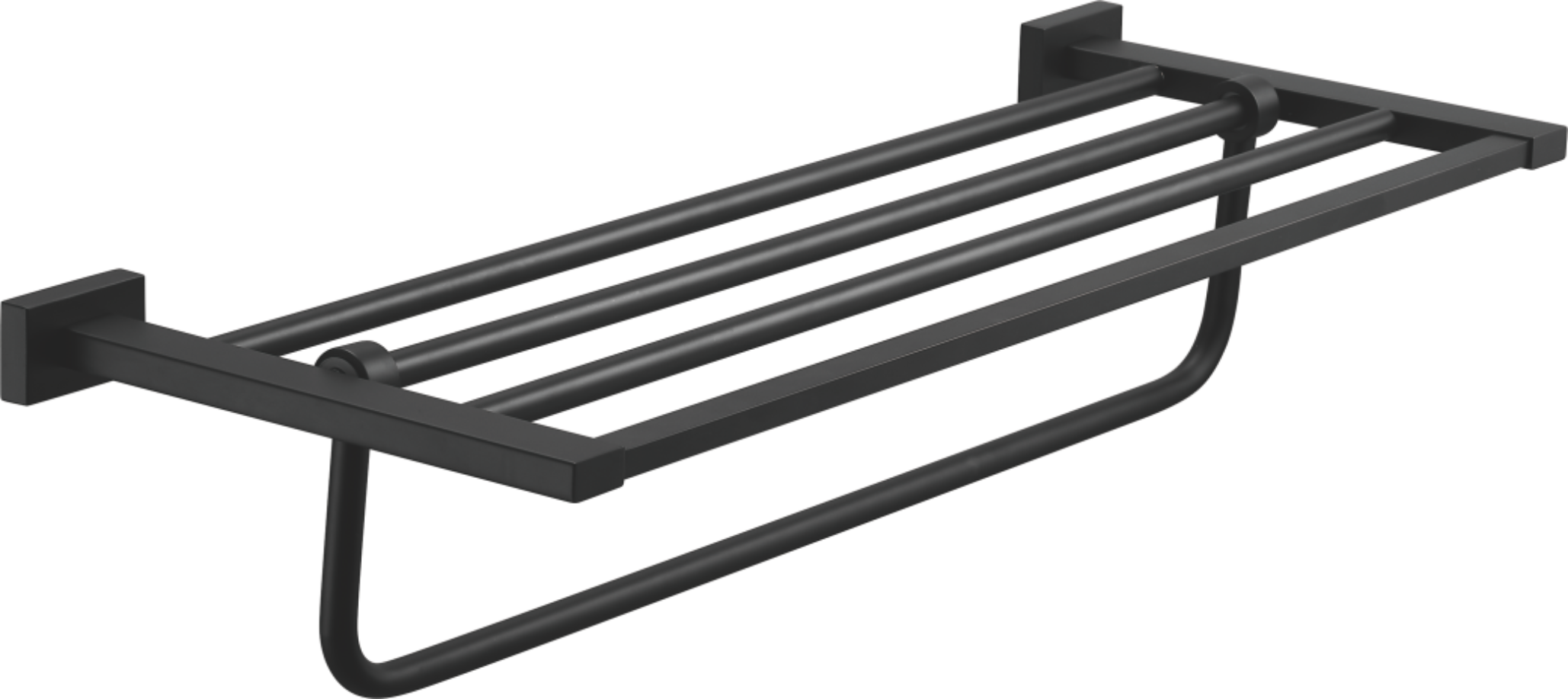Полка для полотенец, черный, B90324