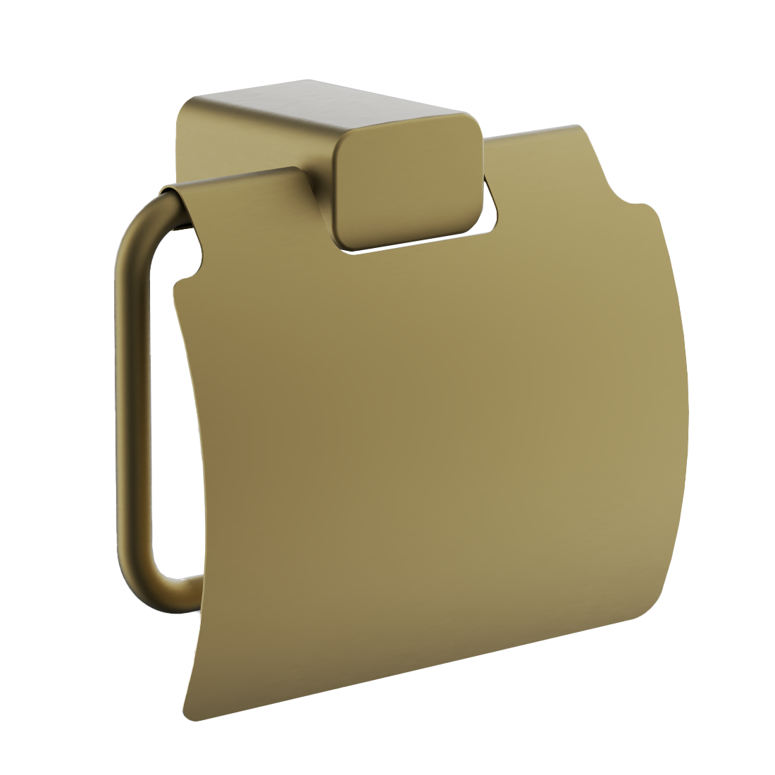 Держатель для туалетной бумаги, брашированное золото, B90803