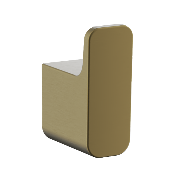 Крючок, одинарный, брашированное золото, B90805-1