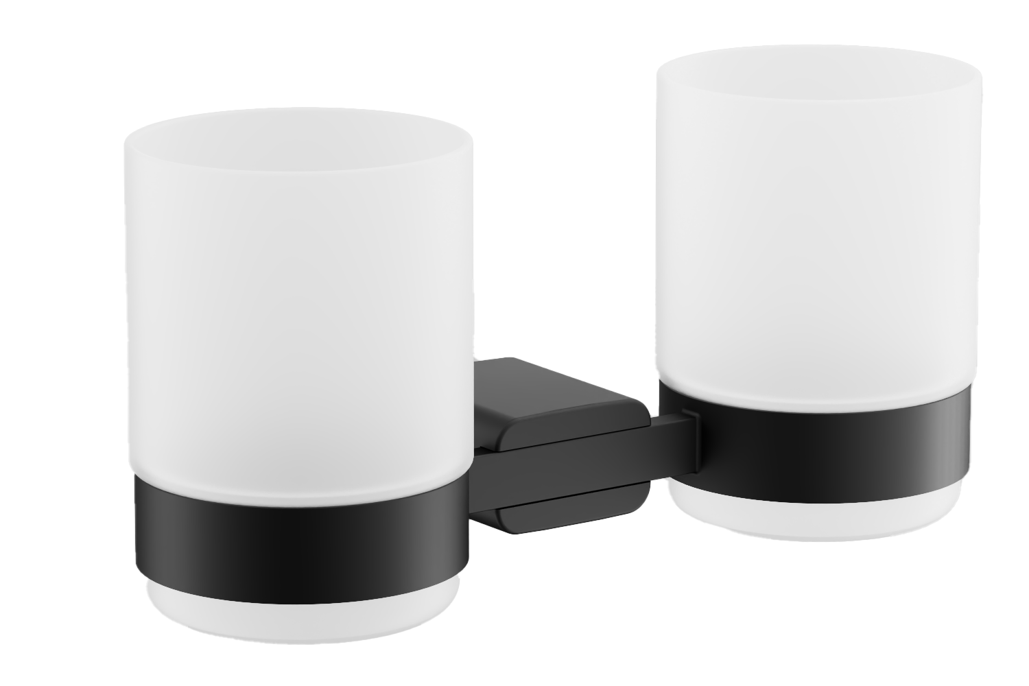 Стакан, двойной, черный, B90908