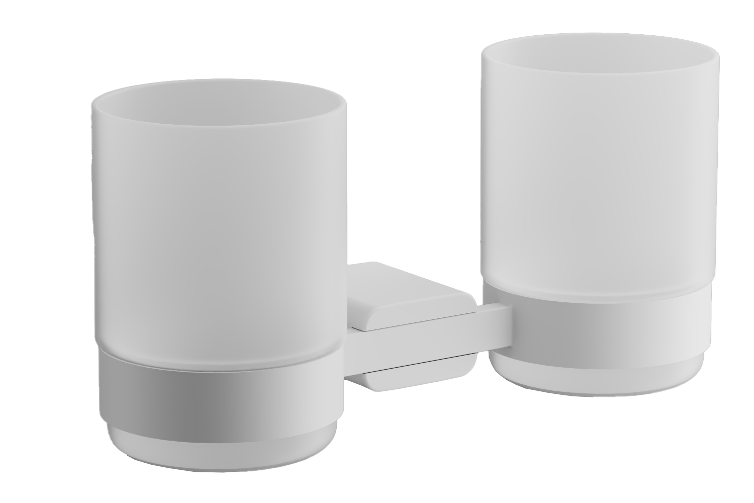 Стакан, двойной, белый, B91008