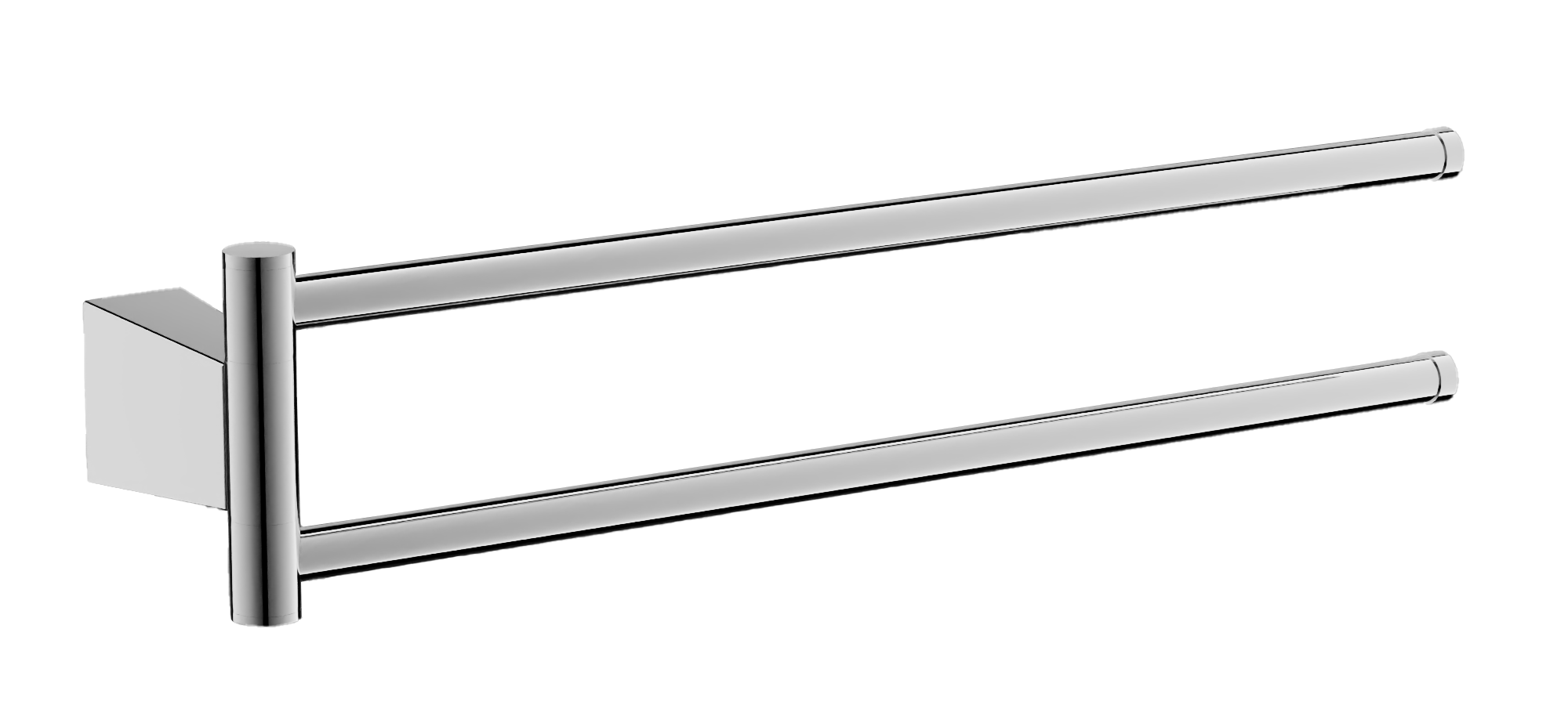 Держатель для полотенец, двойной (2), хром, B91112