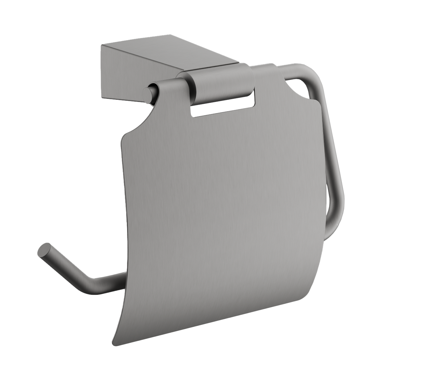 Держатель для туалетной бумаги, оружейная сталь, B91203