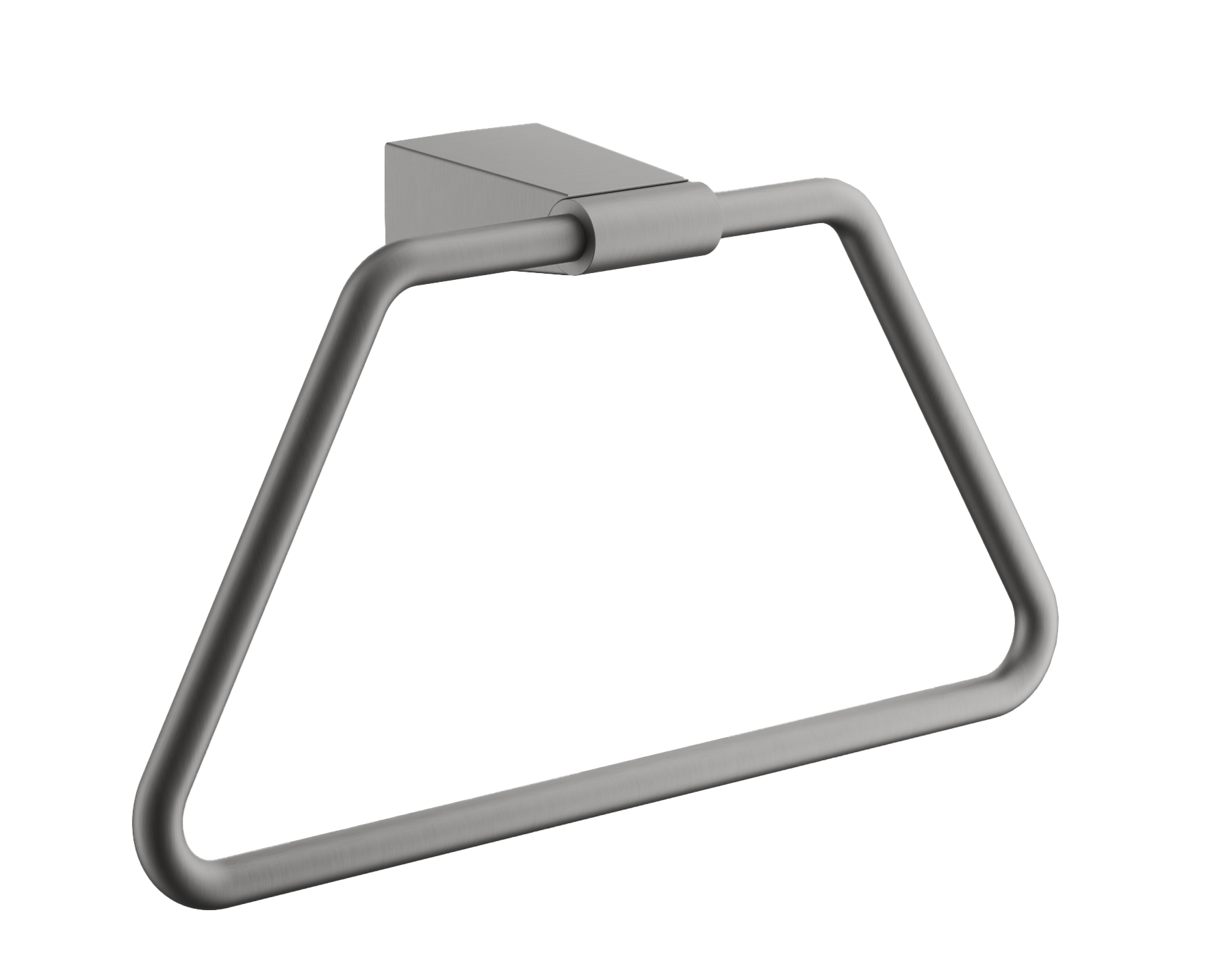 Держатель для полотенец, трапеция, оружейная сталь, B91204
