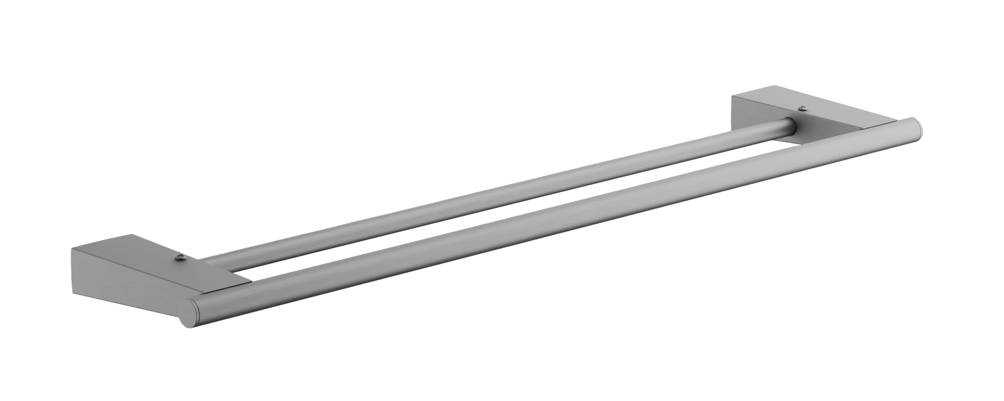 Держатель для полотенец, двойной (1), оружейная сталь, B91209