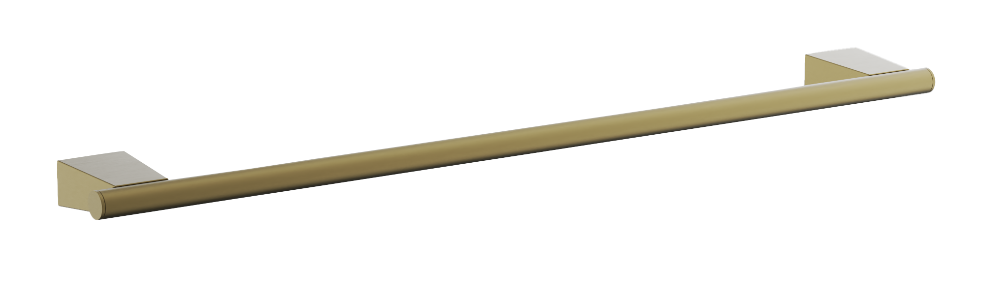 Держатель для полотенец, одинарный, брашированное золото, B91301