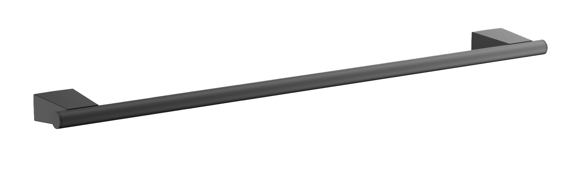 Держатель для полотенец, одинарный, черный, B91401