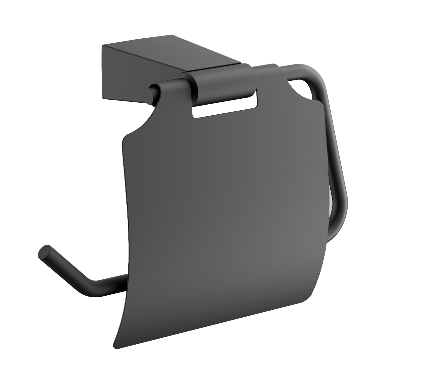 Держатель для туалетной бумаги, черный, B91403