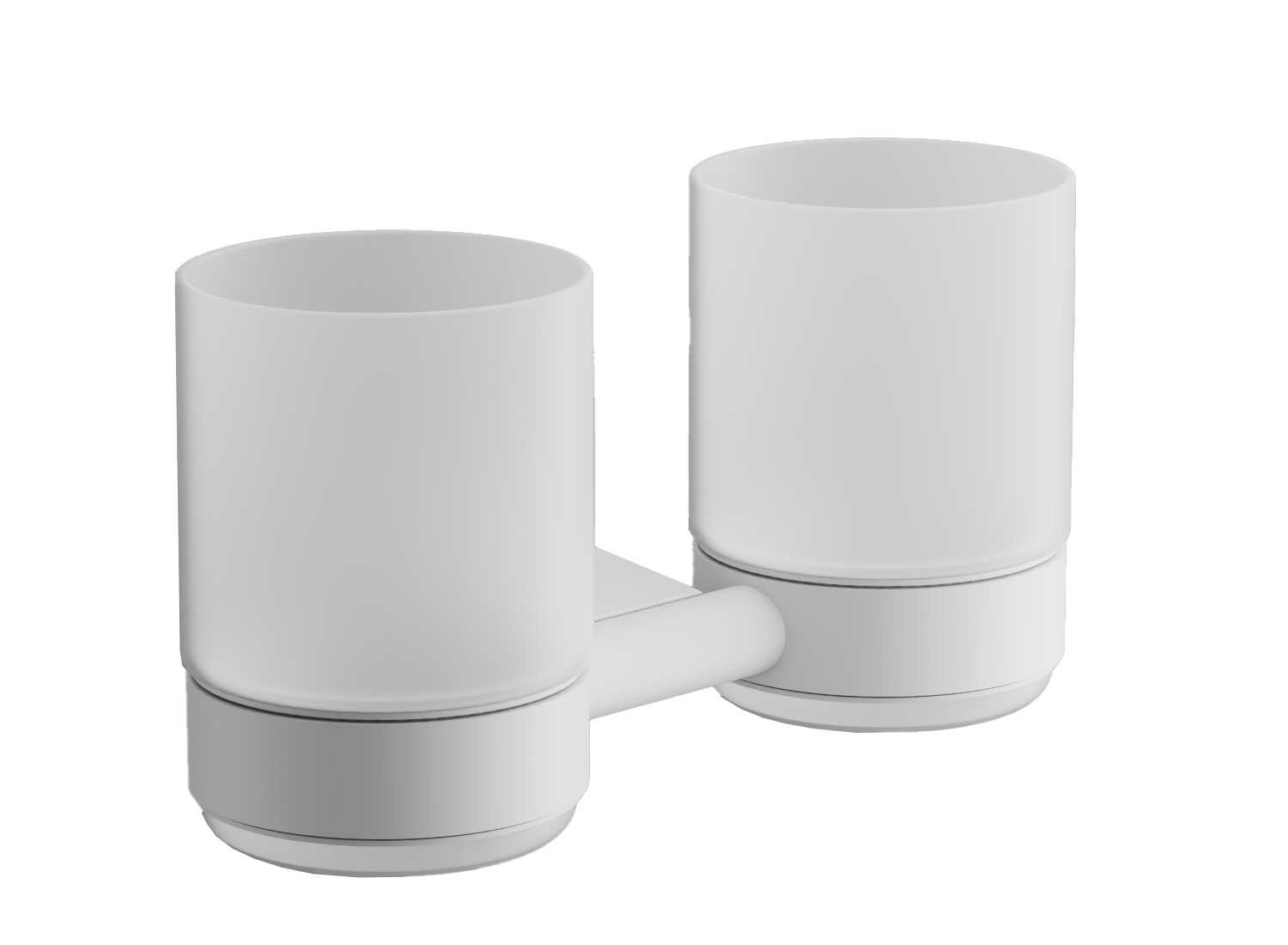 Стакан, двойной, белый, B91508