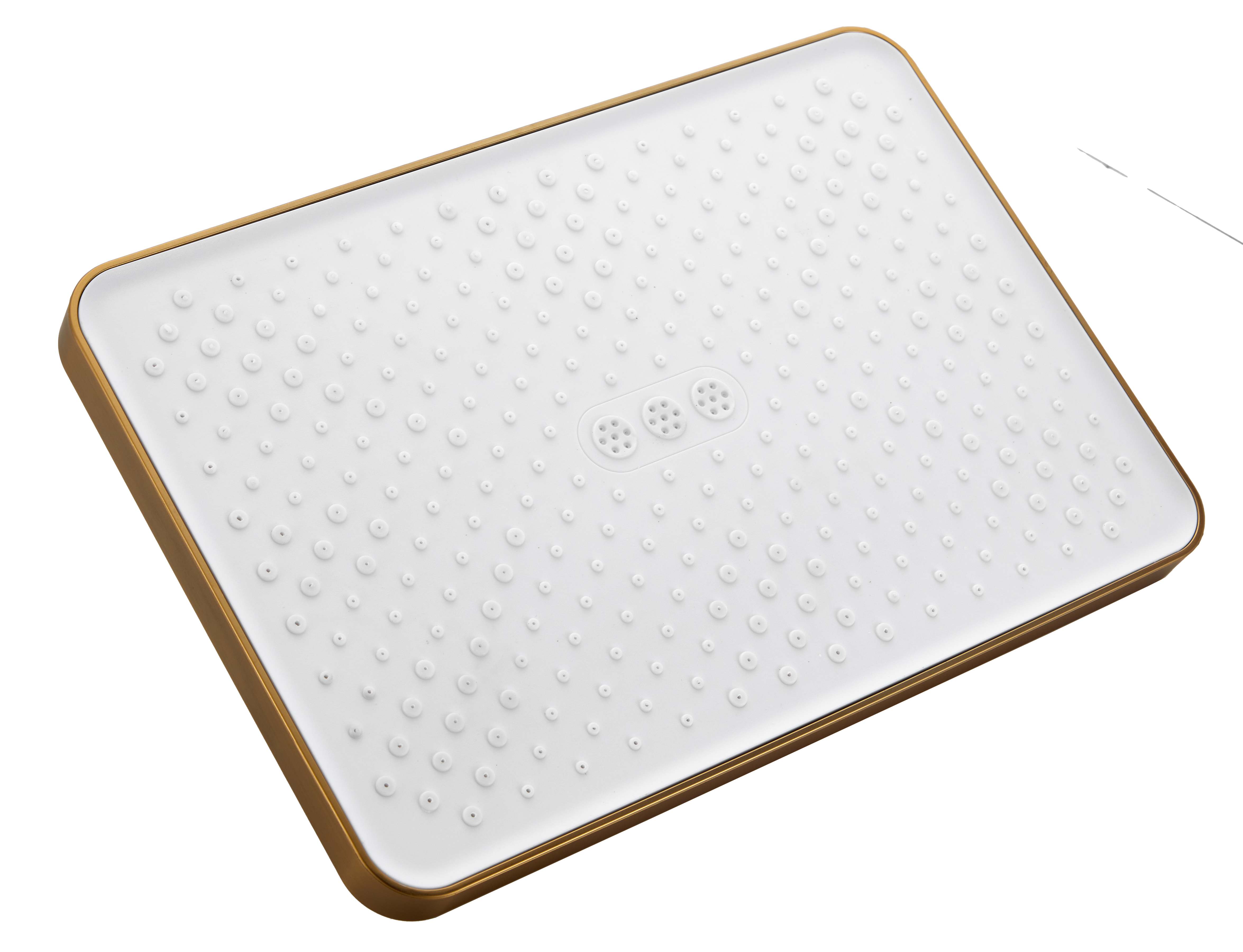 Верхняя лейка, 305мм x 205мм, золото, BD02-5